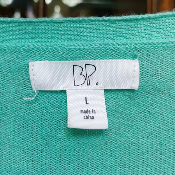 Turquoise Green 3/4 Sleeve Cardigan - Picture 3 of 3